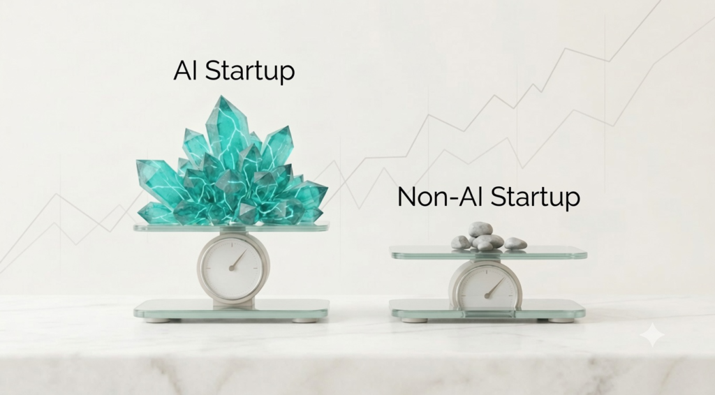 Why AI Startups Command Higher Series A Valuations Than Non-AI Peers